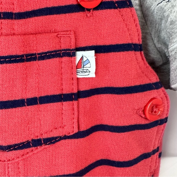 Carter's Baby Boys 6M Sailboat Shirt & Striped Romper Set - New with tags - Picture 3 of 6